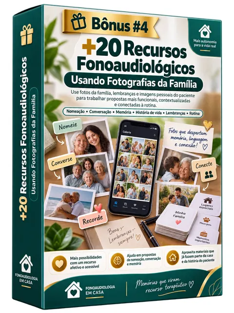 Bônus #4: +20 Recursos Fonoaudiológicos Usando Fotografias da Família